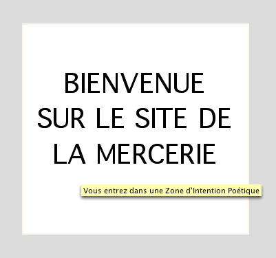  Bienvenue sur le site de la Mercerie - collectif artistique - Lyon-9eme-La Duch�re - art contemporain et construction sociale 