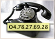 imagette d'un telephone ancien et numro de telephone de la Mercerie